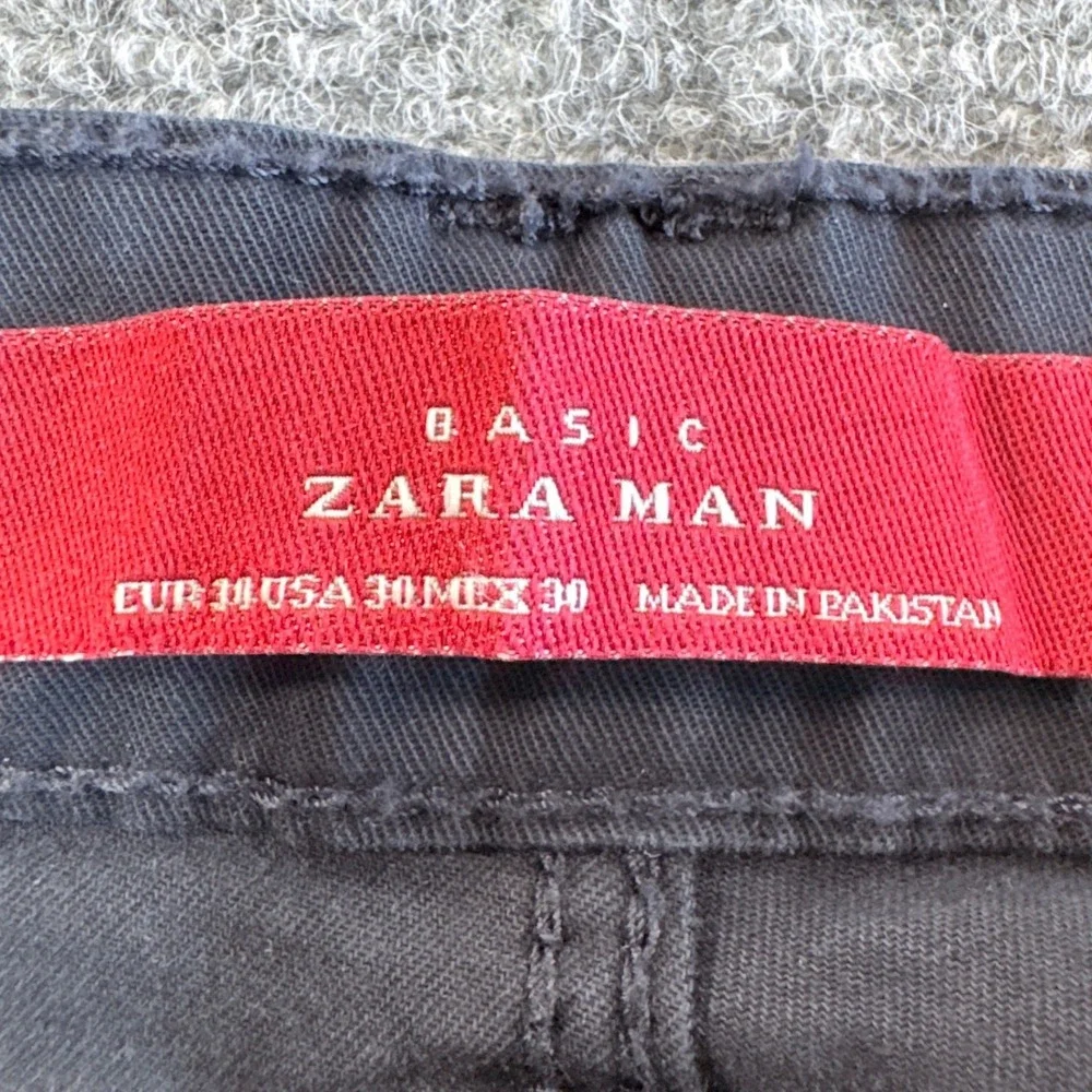 Zara Man Basic Slim Fit Dark Gray Charcoal Jeans Mens Size 30 6786/411